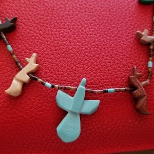 Authentic Native American Fetish Necklace